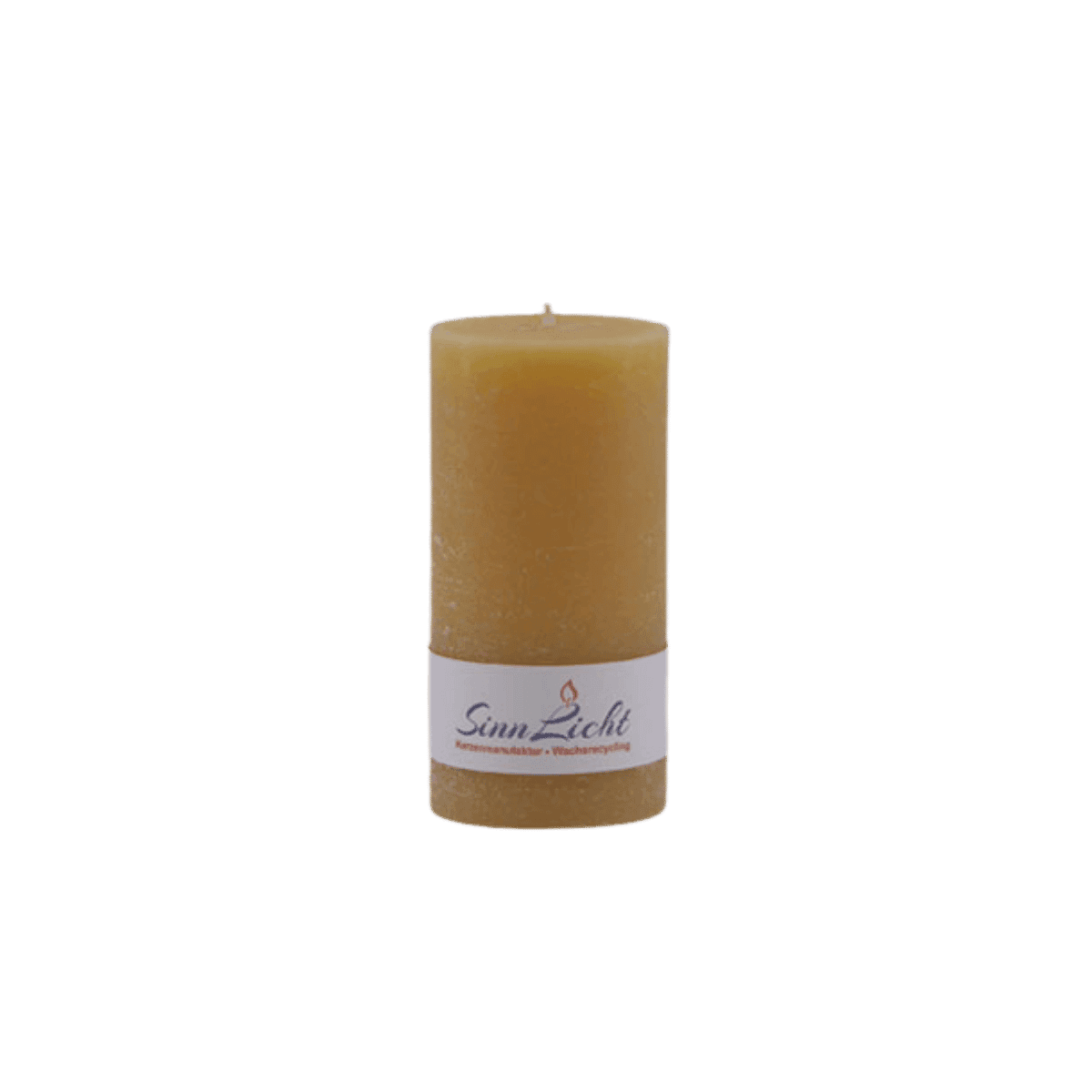 Bougie pilier jaune rustique 56x105 - SinnLicht
