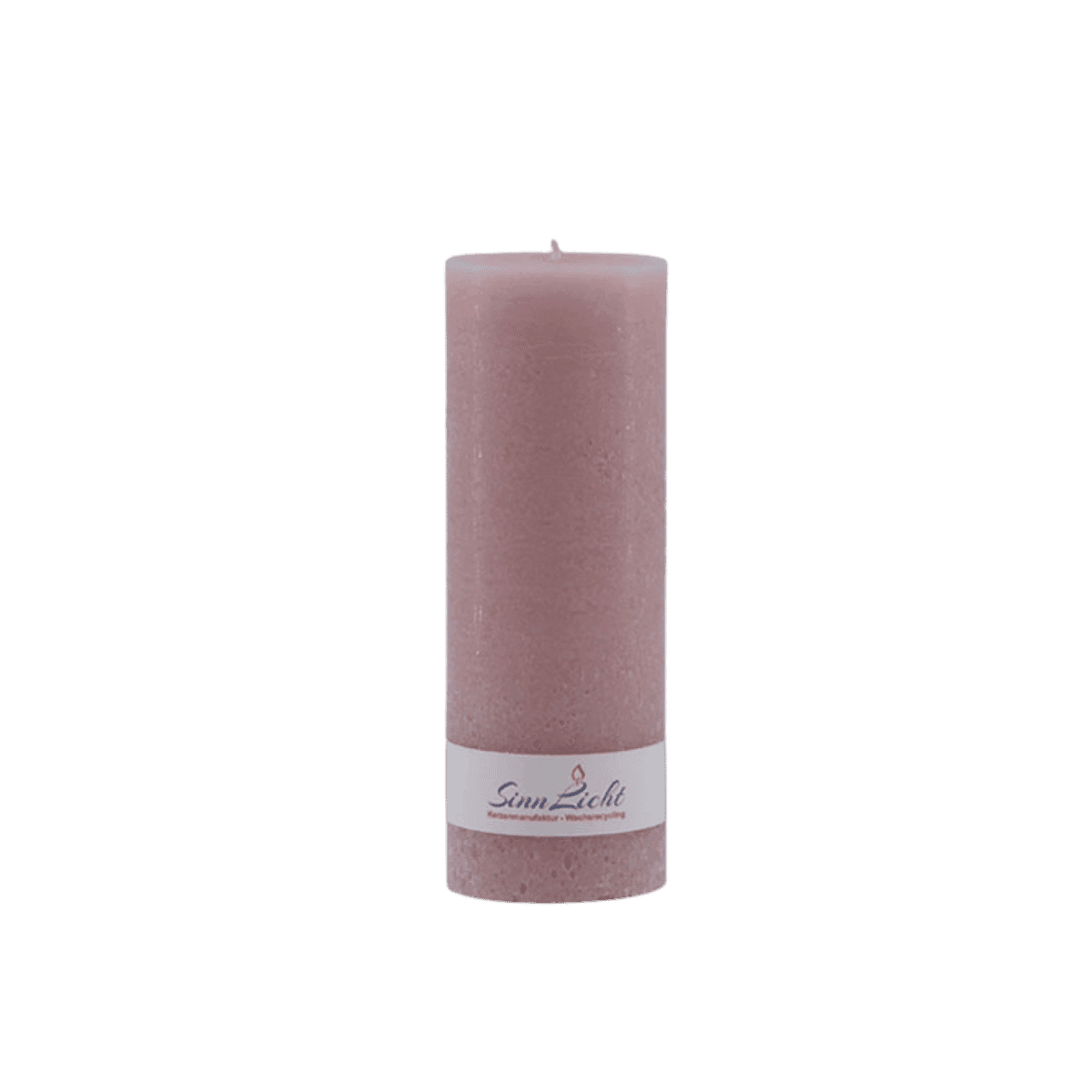 Bougie pilier lilas rustique 65x190 - SinnLicht