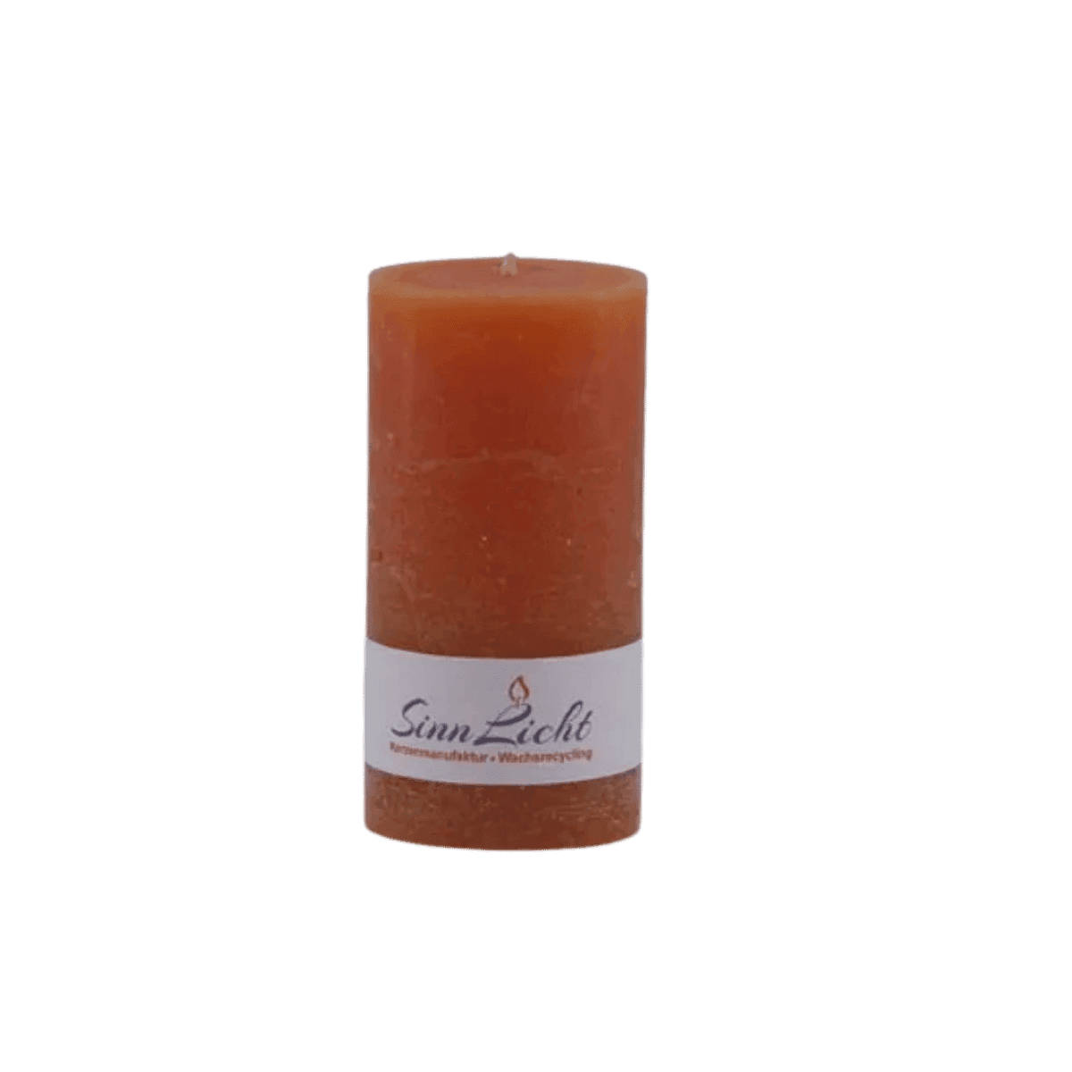 Bougie pilier orange rustique 56x105 - SinnLicht