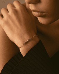 Bracelet Hanna - Plaqué or et tourmaline