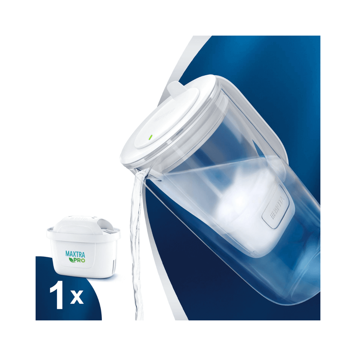 Brita glazen karaf filter 2.5L 1050449