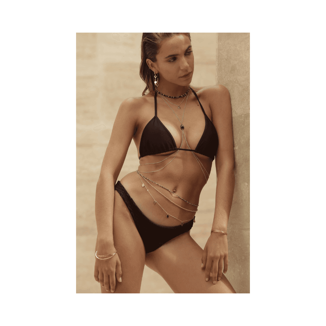 Chaîne de ventre EGYPTIEN BLUE