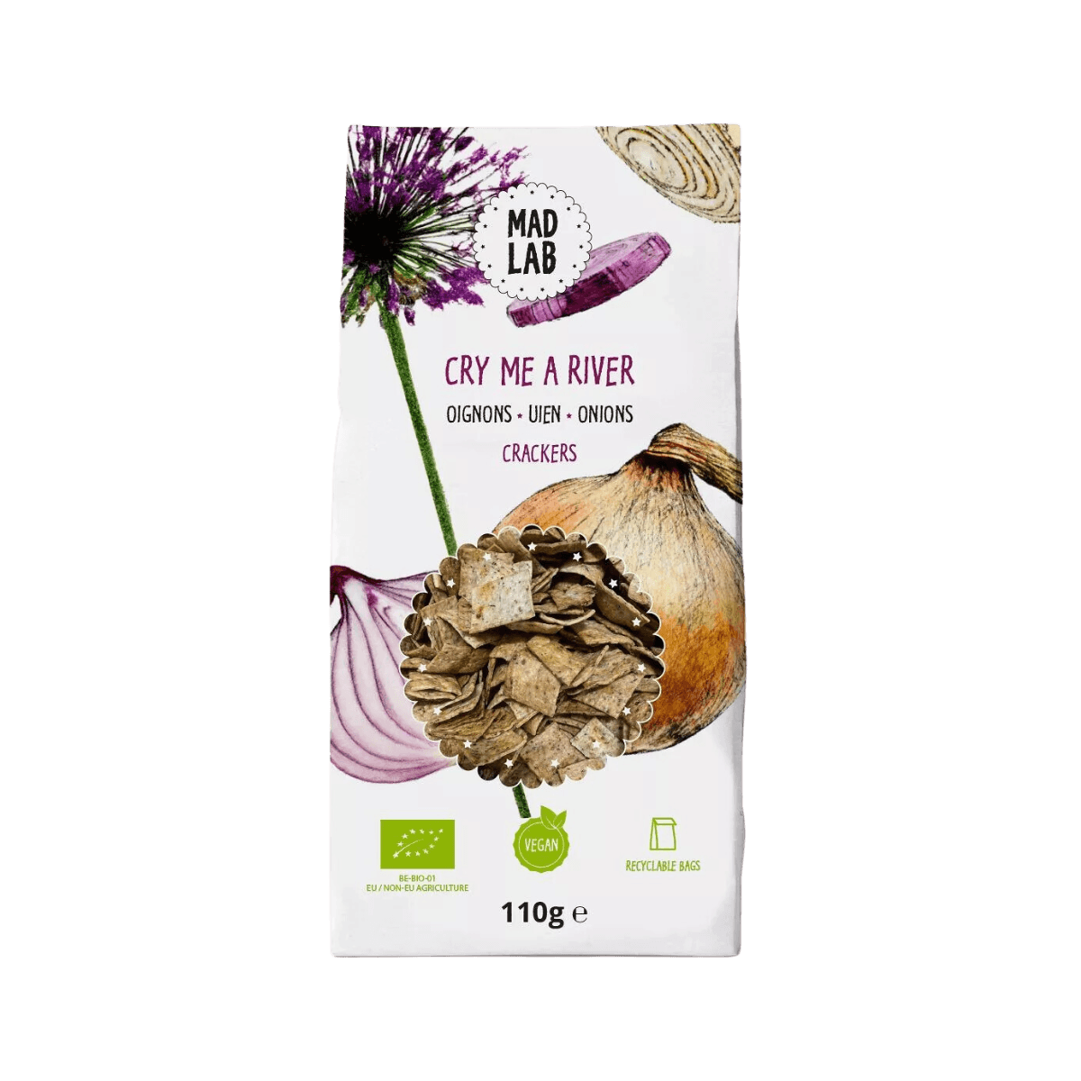 Crackers aux oignons BIO - CRY ME A RIVER