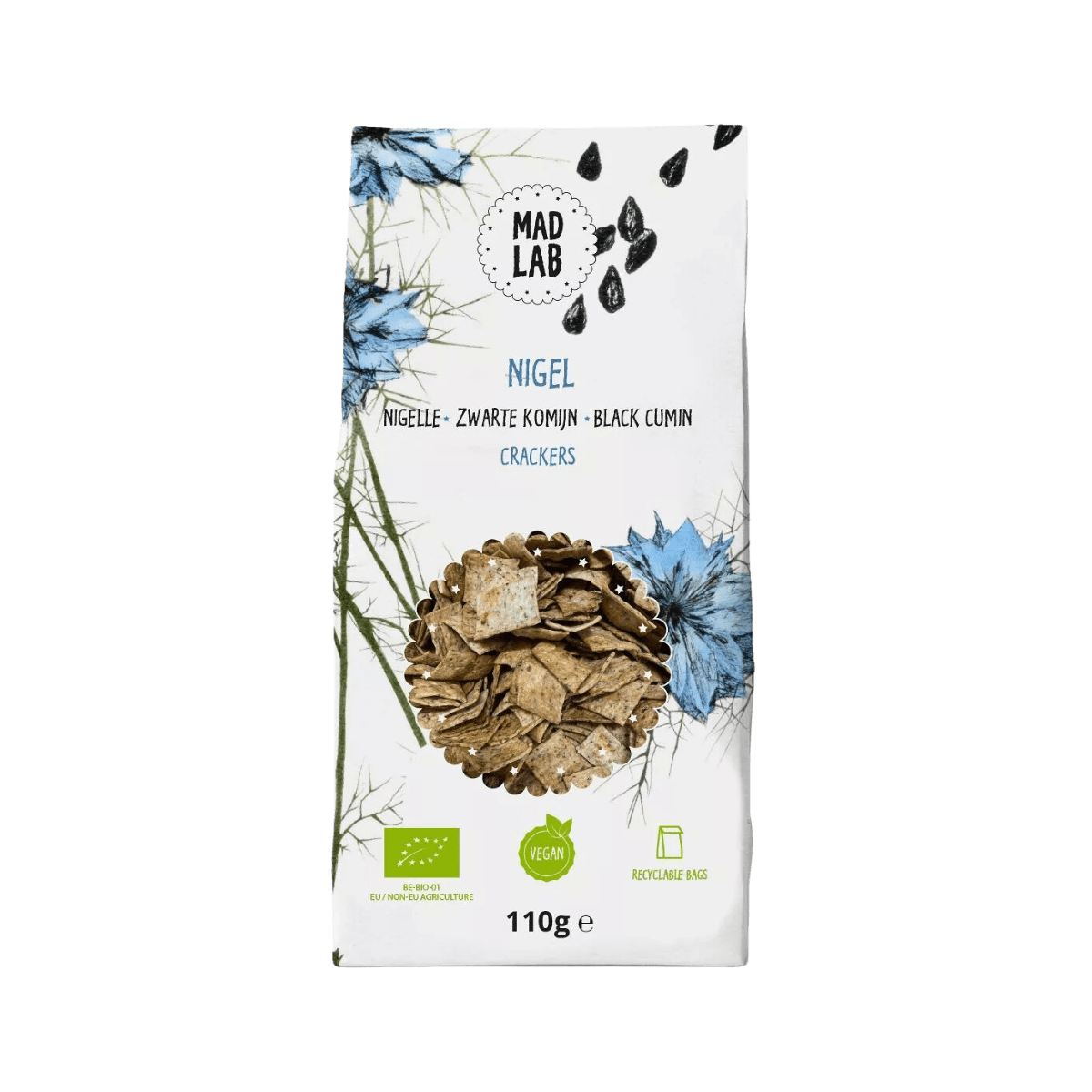 Crakers aux Graines de Nigelle BIO - NIGEL