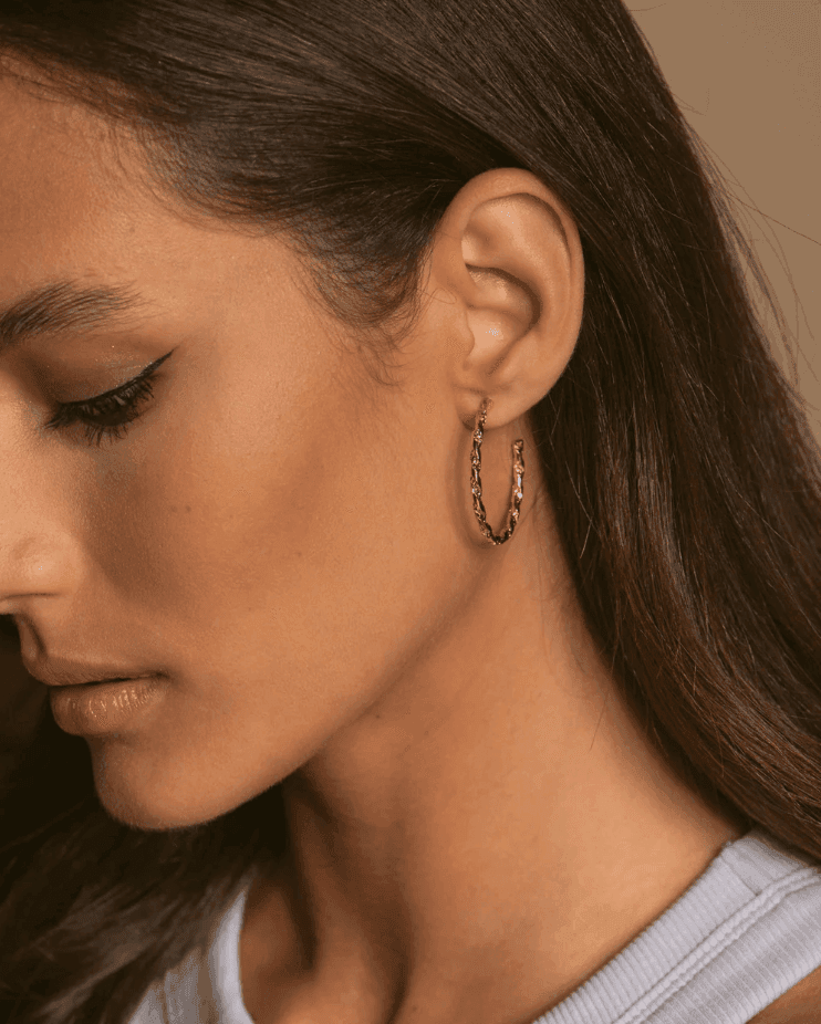 Créoles Dina - Plaqué or