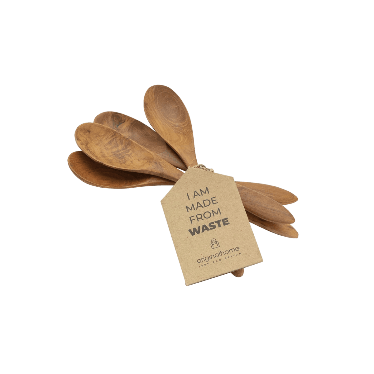 Cuillères en teck x 4 - SPOON RECLAIMED TEAK S/4