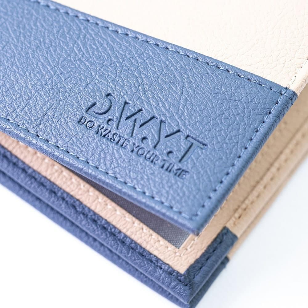 Portefeuille LE SUCRÉ Beige/Bleu