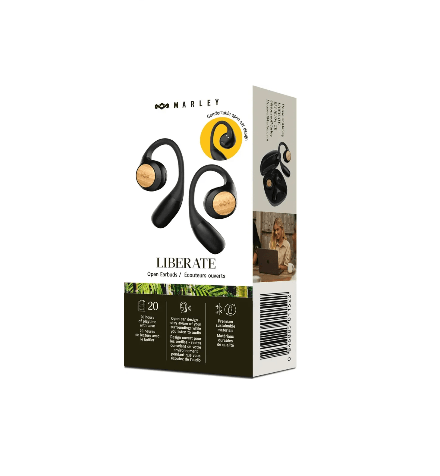 Draadloze oortjes LIBERATE OPEN EARBUDS - Zwart