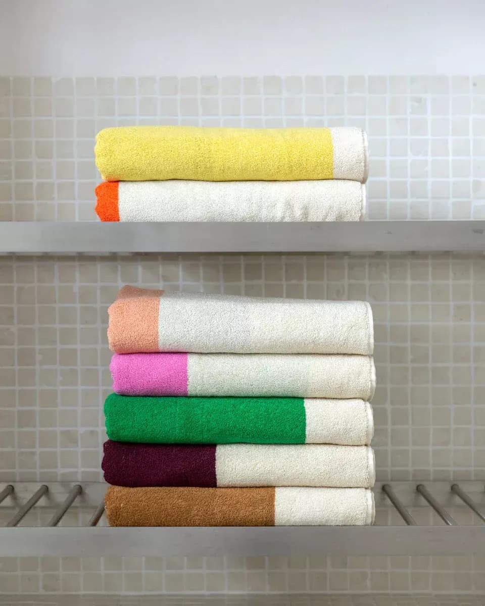 Handdoek / badlaken 70x140 Orange Honey