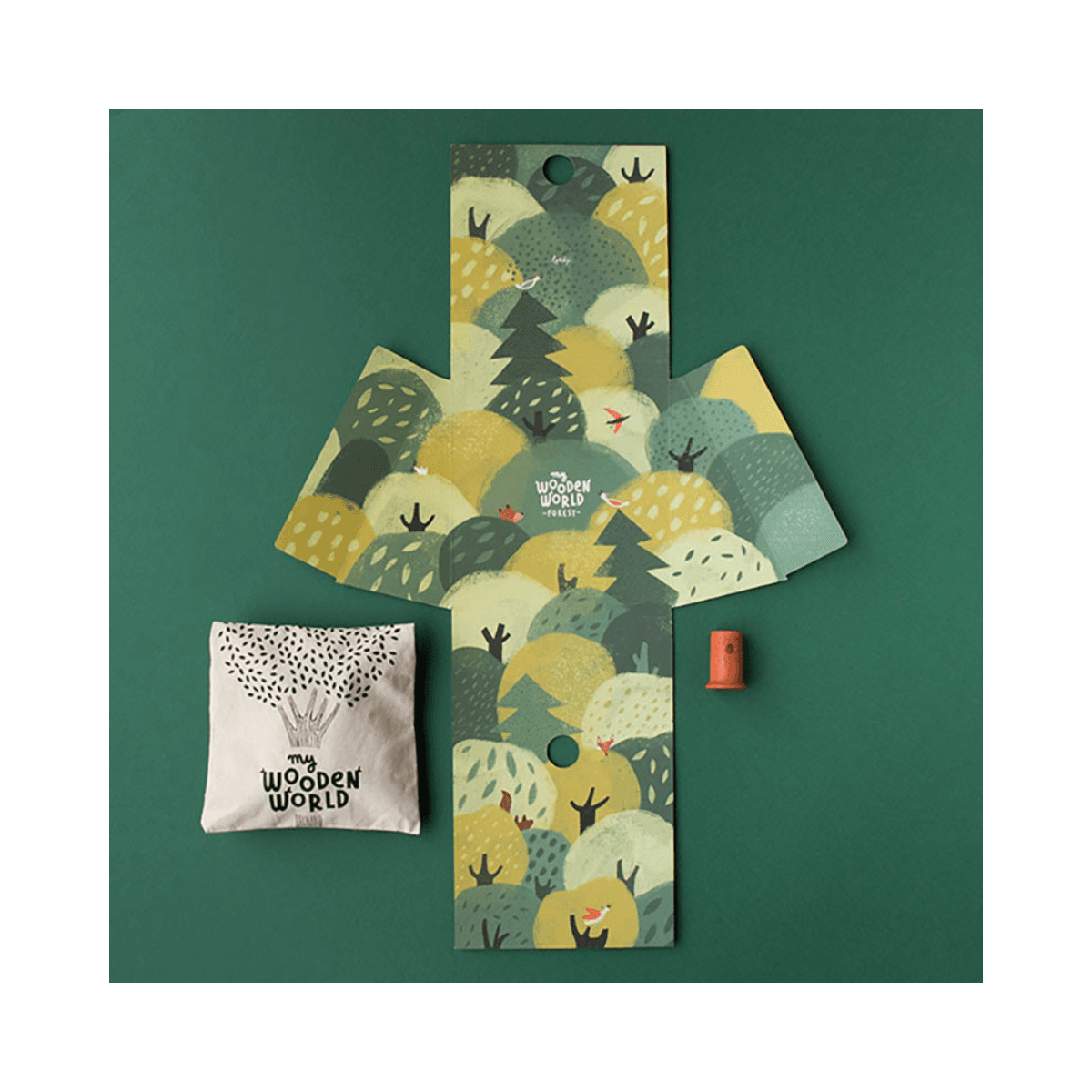 Mini monde en bois - 2 ans et + WOODEN WORLD FOREST