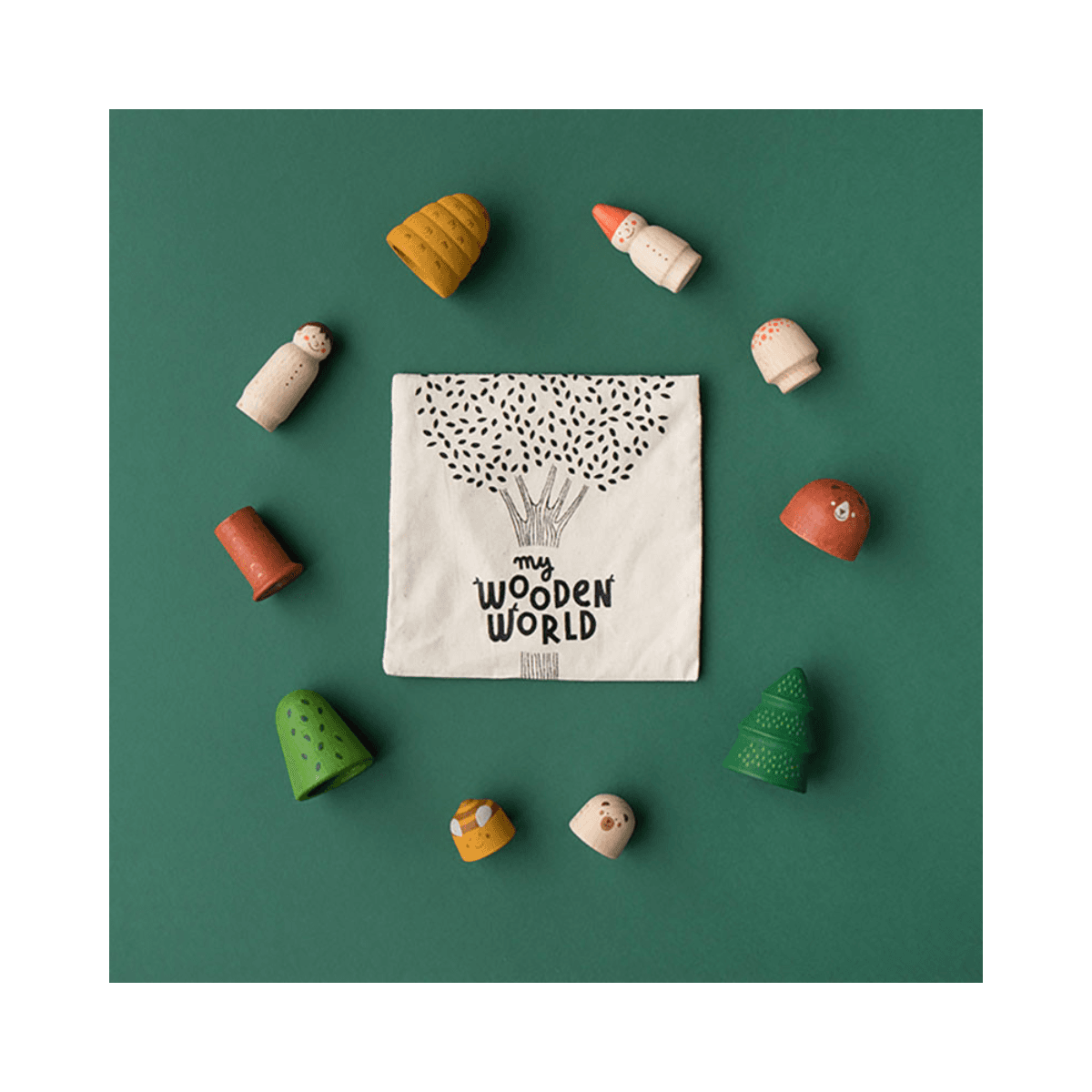 Mini monde en bois - 2 ans et + WOODEN WORLD FOREST