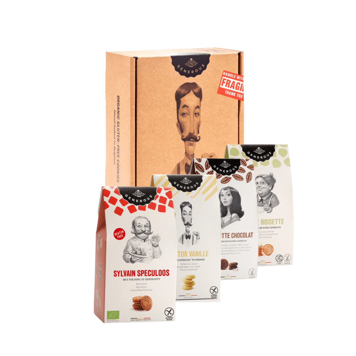 Ontdekkingsdoos: 4 pakken koekjes