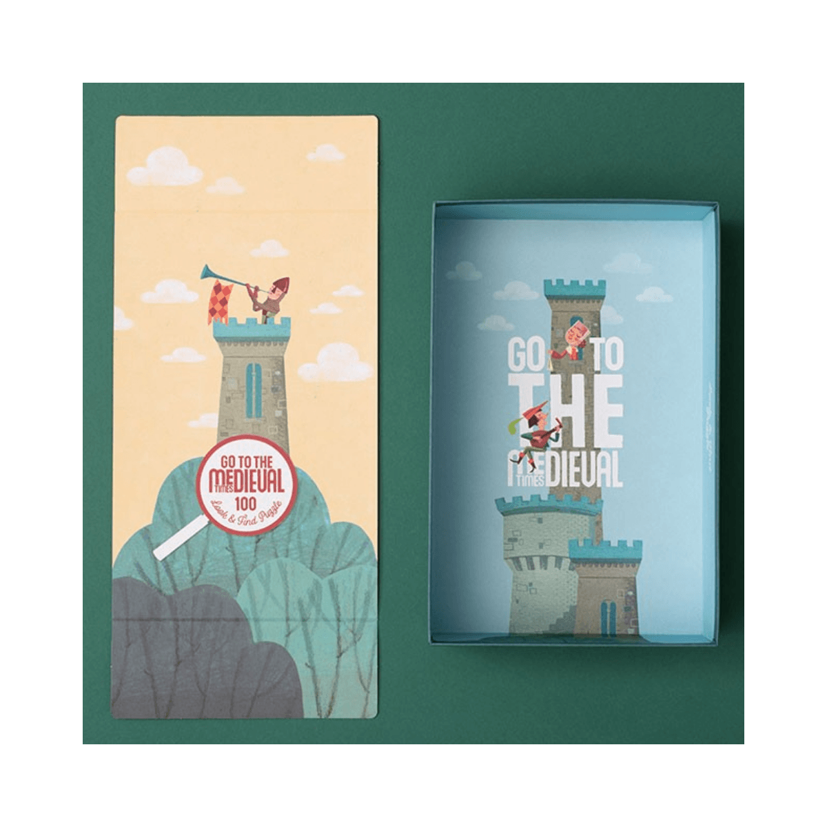 Puzzle d'observation 100 pc - 5 - 8 ans - GO TO THE MEDIEVAL TIMES PUZZLE