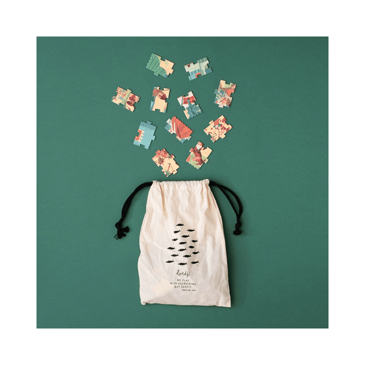 Puzzle d'observation 100 pc - 5 - 8 ans - GO TO THE MEDIEVAL TIMES PUZZLE