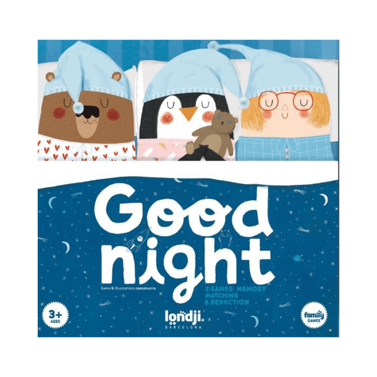 Jeu 3 en 1 - 3 ans et + - GOOD NIGHT