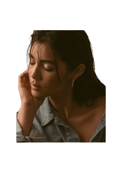 Grandes créoles Amaya - Plaqué or