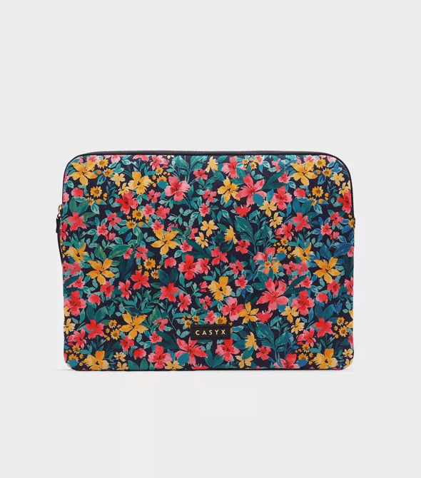 Cover PC 15" - Aquarelle Florale Obscure