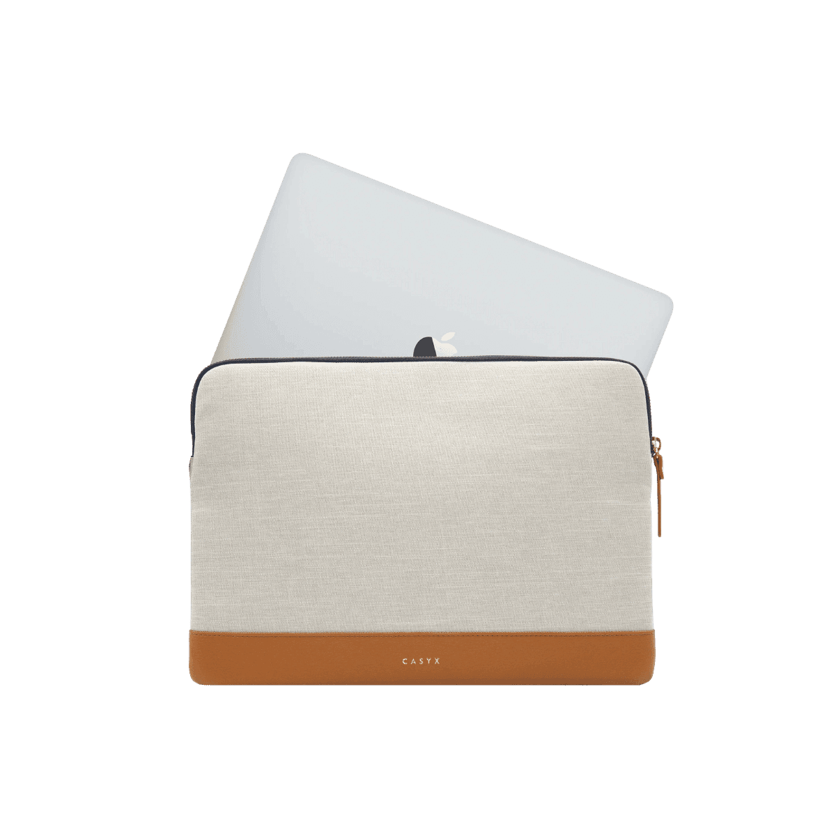 Laptophoes 13" Koffiegrijs – Waterdicht & gerecycleerd - Casyx