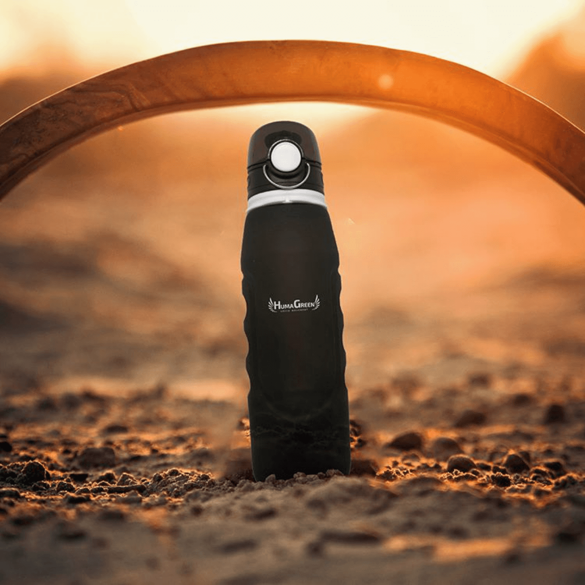 Gourde filtrante spéciale voyage / randonnée / camping - Noir