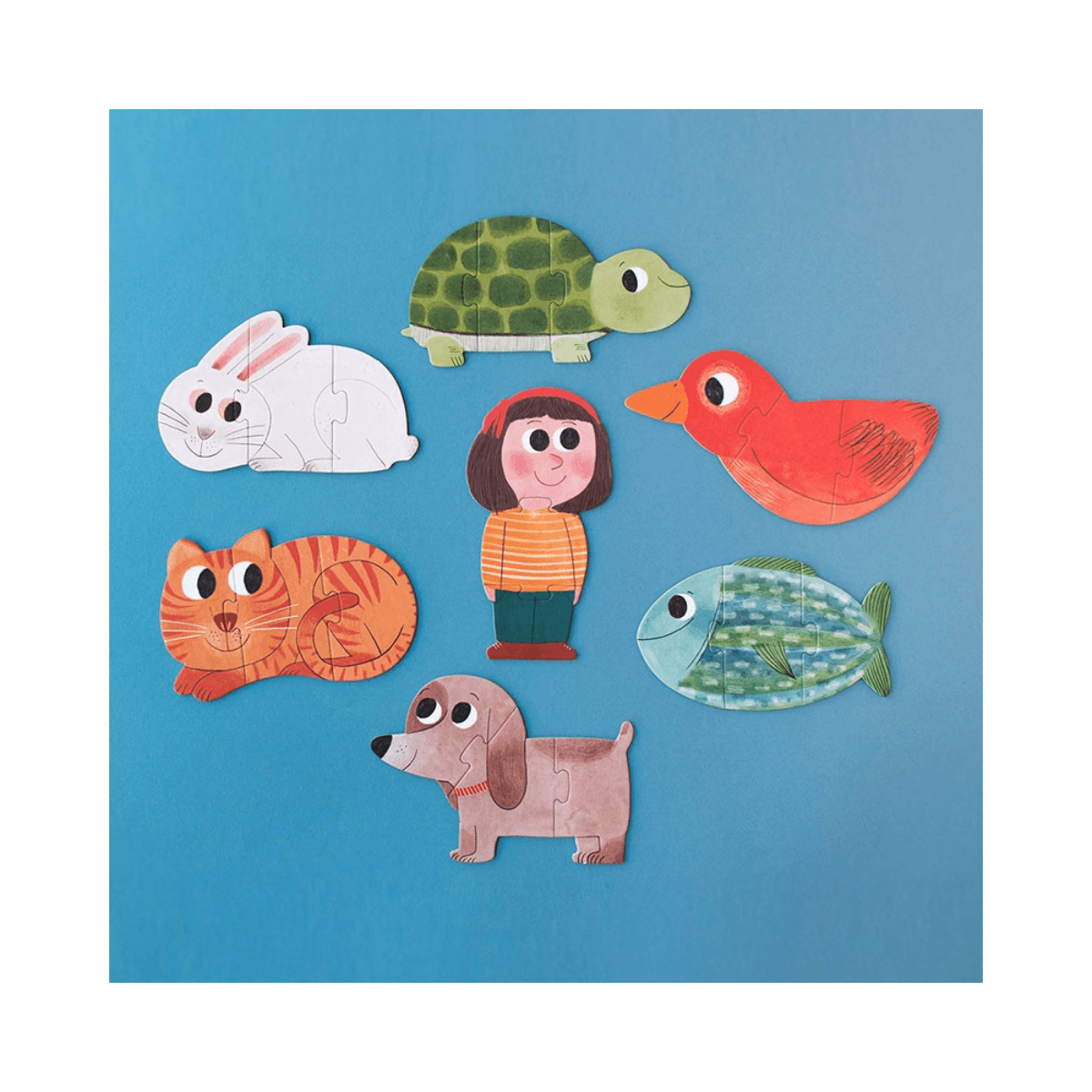 Puzzles réversibles - 3 ans et + I LOVE MY PETS PUZZLE