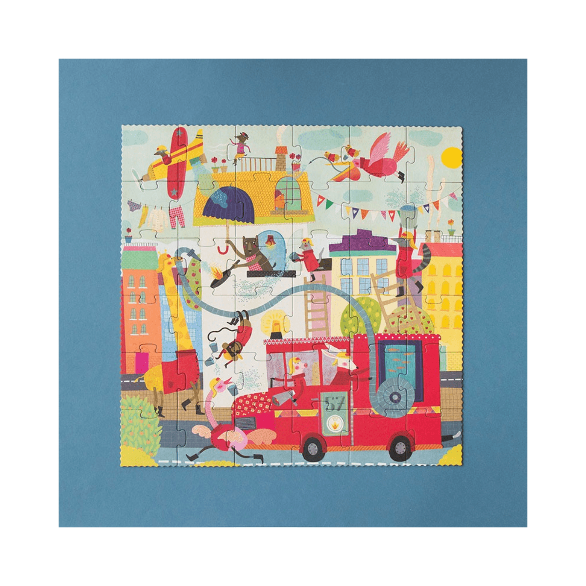 Puzzle 36 pc - 3 - 6 ans - I WANT TO BE FIREFIGHTER PUZZLE