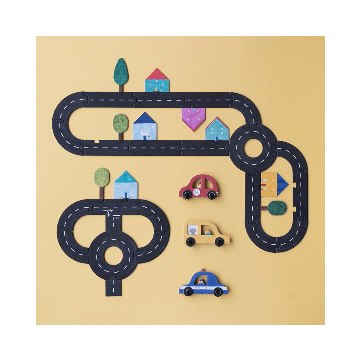 Verbindingsspel - 4 jaar en ouder - ROADS - Londji