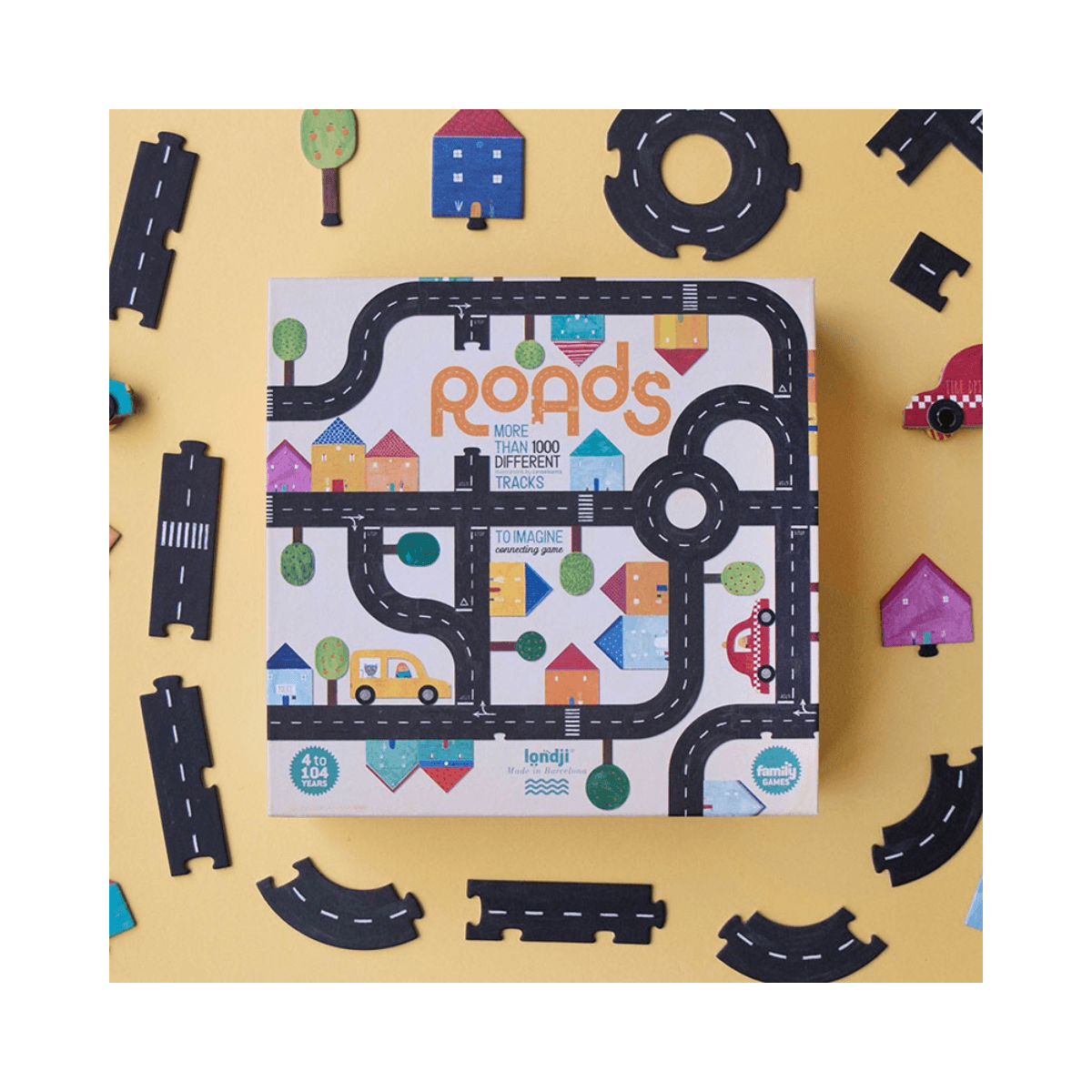Verbindingsspel - 4 jaar en ouder - ROADS - Londji
