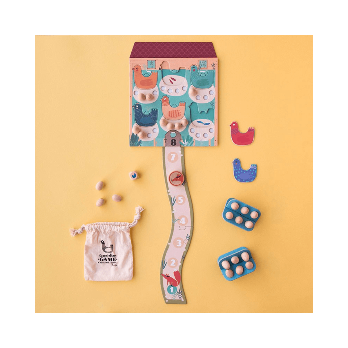 Coöperatief spel - 4 jaar en ouder - CLUCK CLUCK! THE FOX!