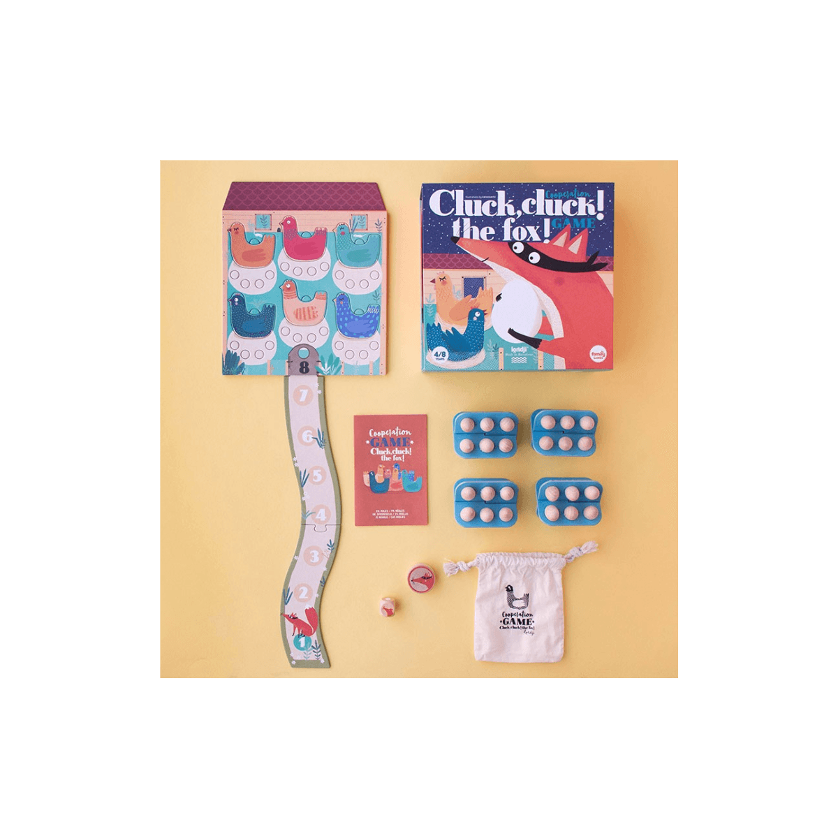 Coöperatief spel - 4 jaar en ouder - CLUCK CLUCK! THE FOX!