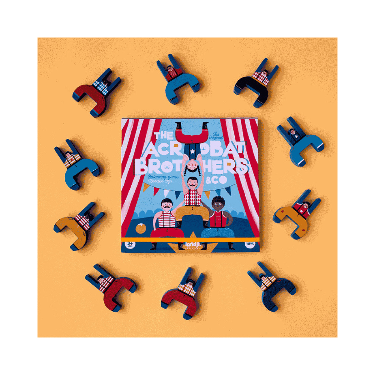 Balansspel - 3 jaar en ouder - THE ACROBAT BROTHERS - Londji