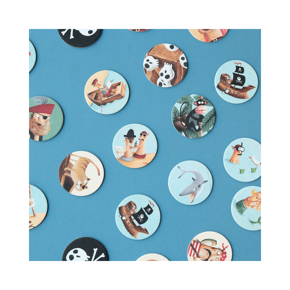 Memoryspel - 3 jaar en ouder - I'M A PIRATE MEMO - Londji