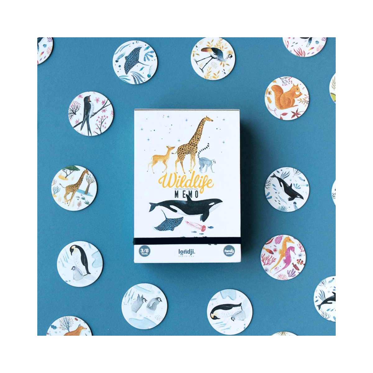 Memoryspel - 3 jaar en ouder - WILDLIFE MEMO