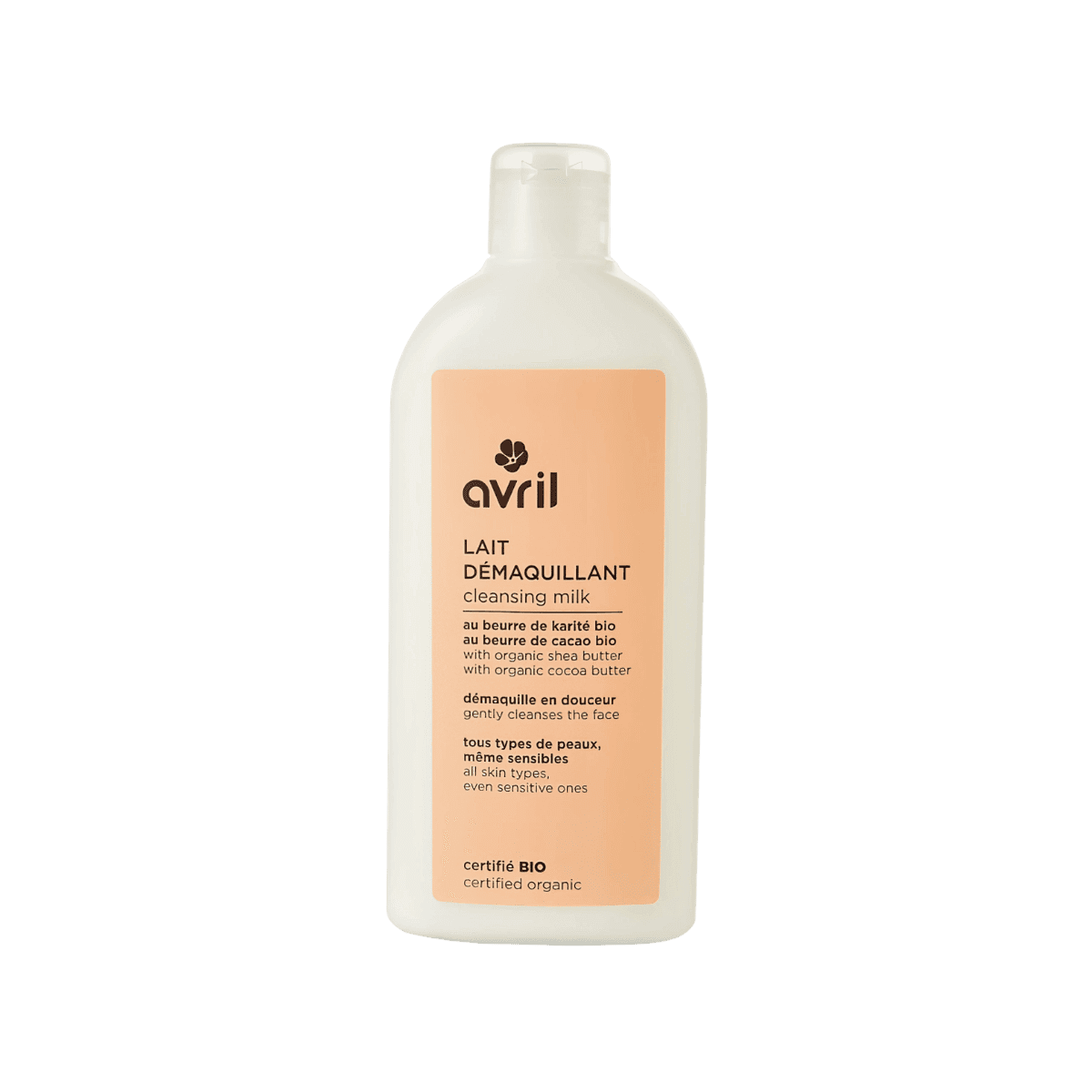 Lait démaquillant - Certifié Bio - Avril