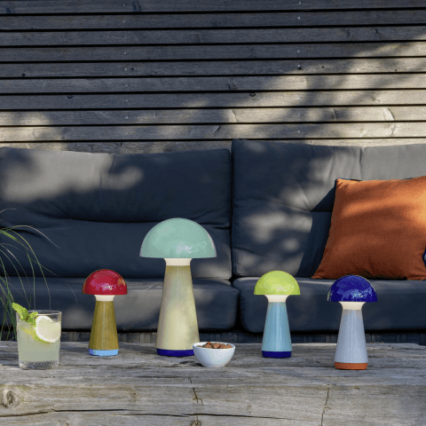 Tafellamp Bobbi - Red