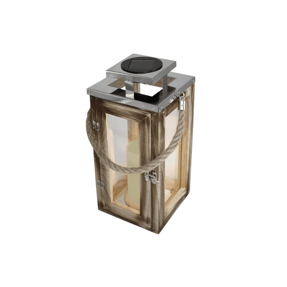 Lanterne solaire en bois - OAKY