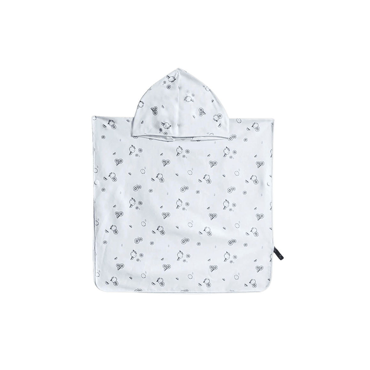 Tobo Poncho 3/6 jaar - Petits Kiwis