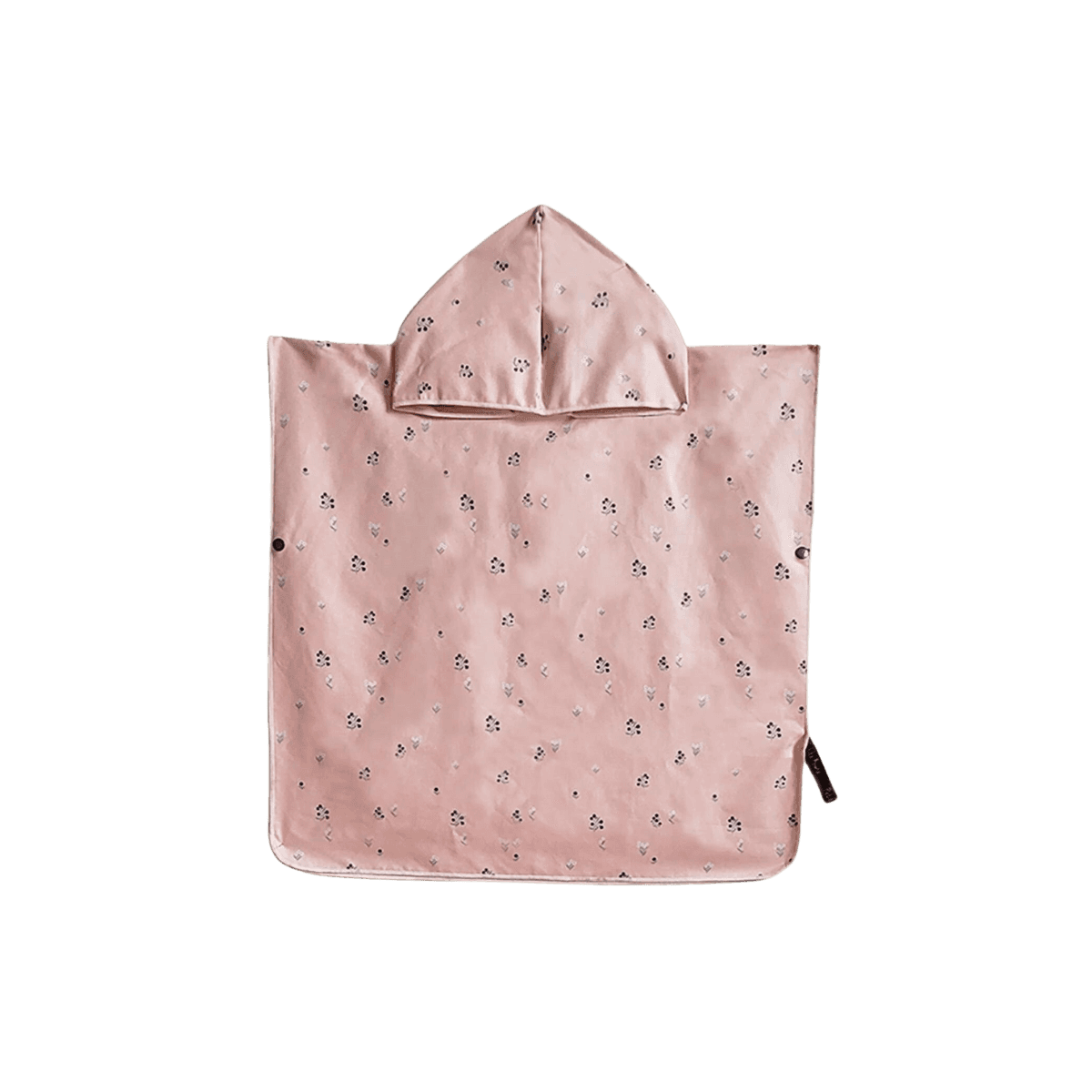 Poncho Tobo 3/6 jaar - Pink Flower