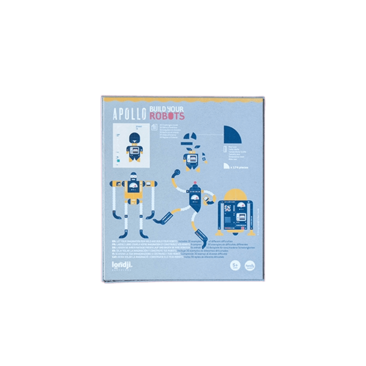 Jeu de construction de robots - 5 ans et + - APOLLO BUILD YOUR ROBOTS