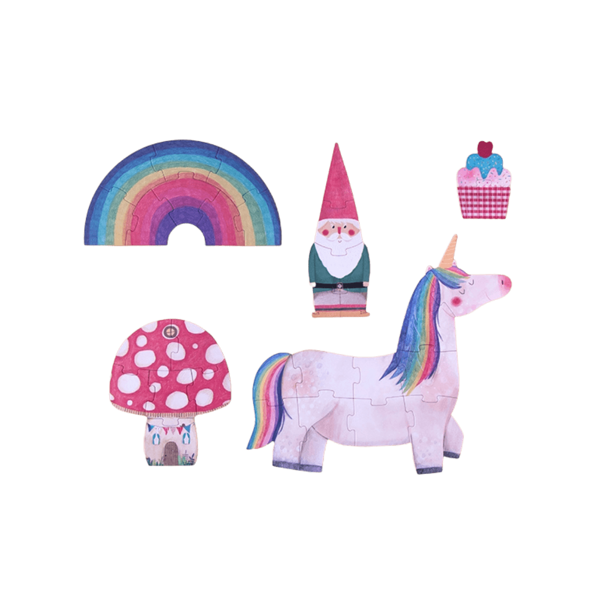 Puzzles progressifs - 3 ans et + - HAPPY BIRTHDAY UNICORN PUZZLE