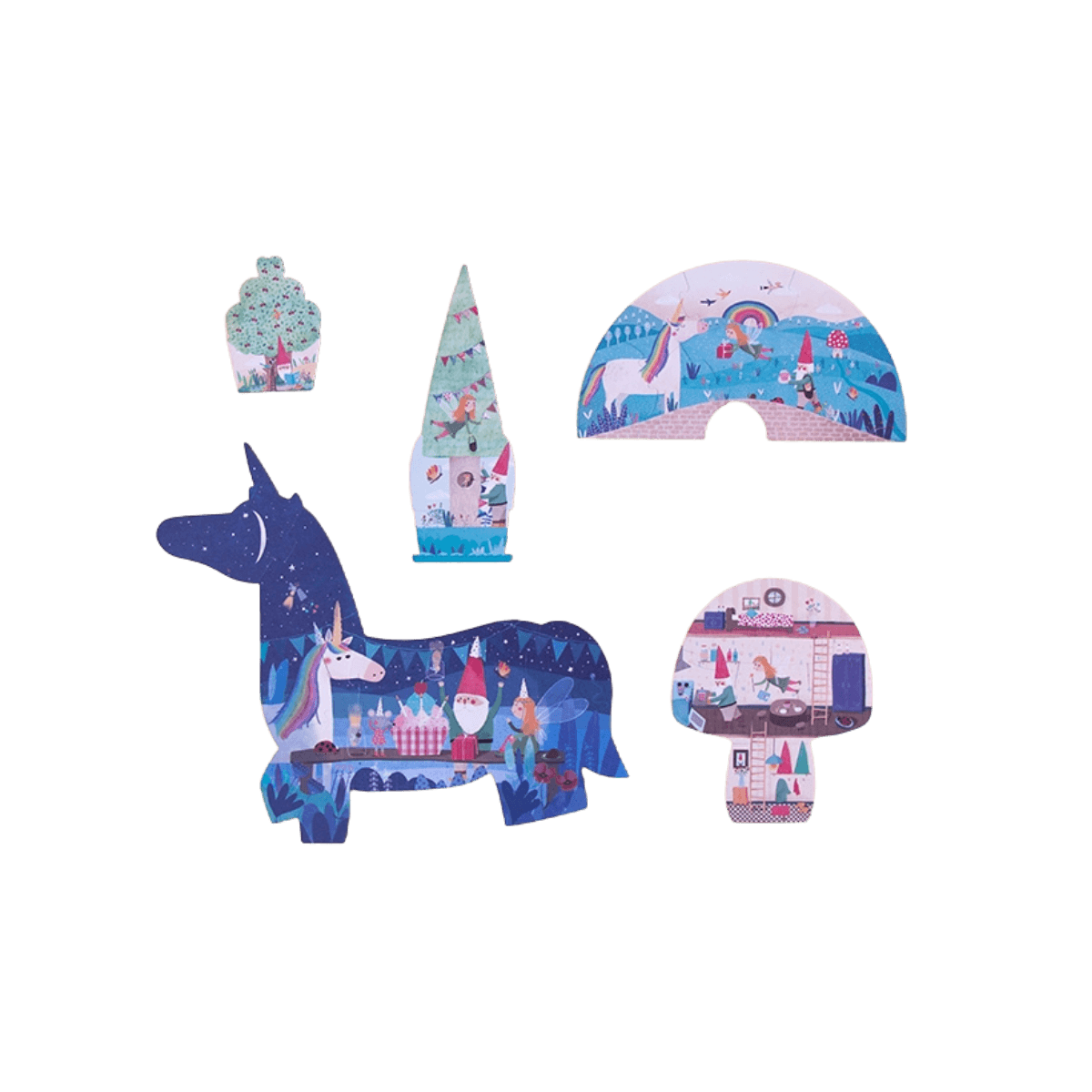 Puzzles progressifs - 3 ans et + - HAPPY BIRTHDAY UNICORN PUZZLE