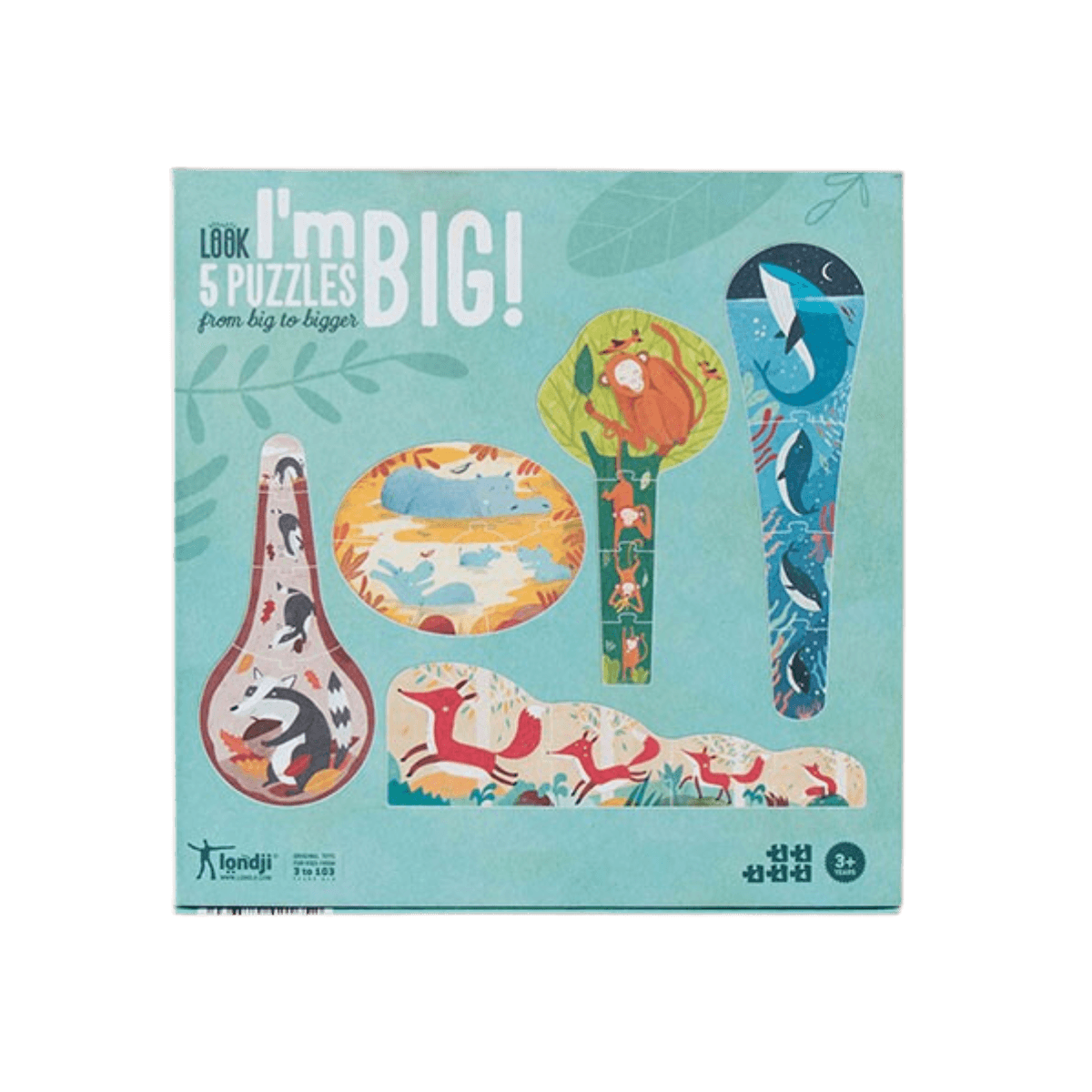 Puzzles d'apprentissage - 3 ans et + - LOOK! I'M BIG PUZZLE