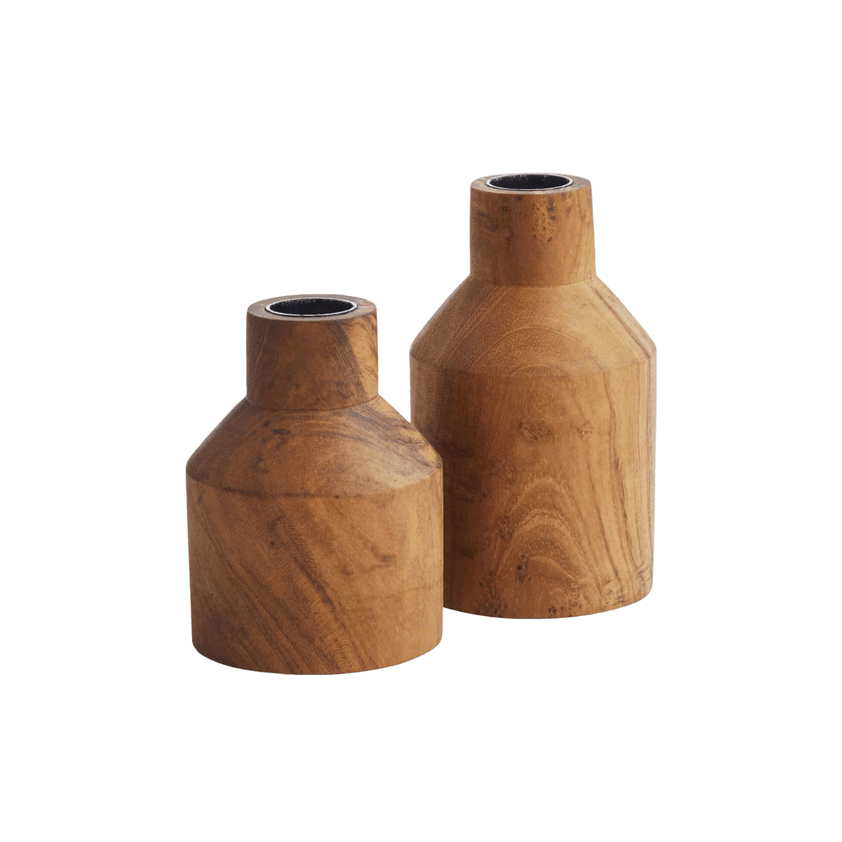 Lot de 2 bougeoirs chandelle - DINNER CANDLE HOLDER JOL M & L