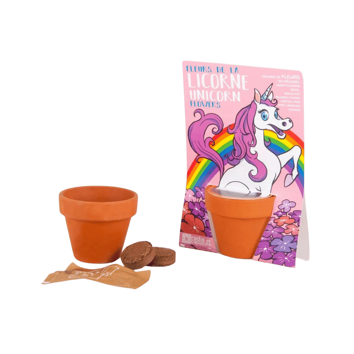 Eenhoornbloemenmix om te zaaien