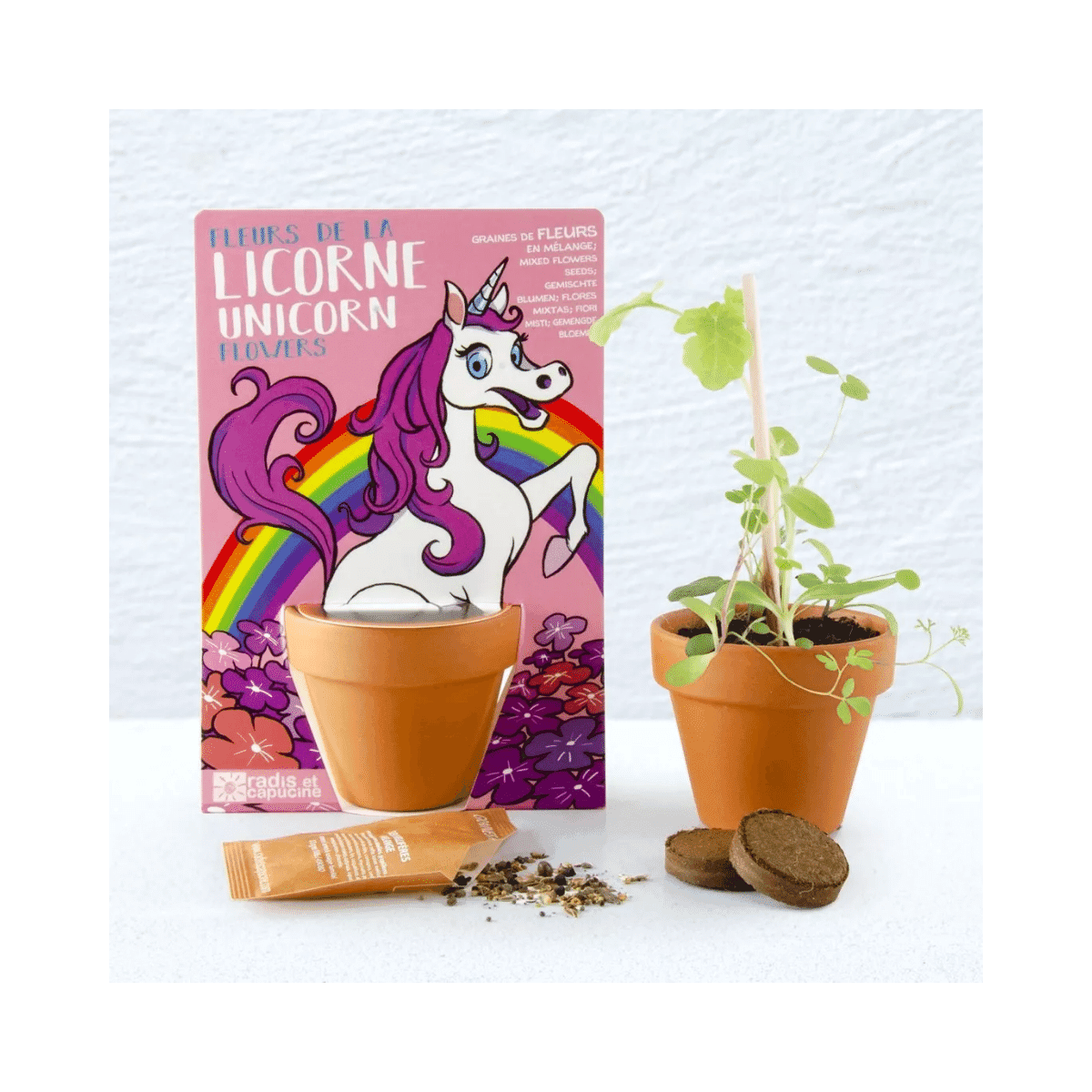 Eenhoornbloemenmix om te zaaien