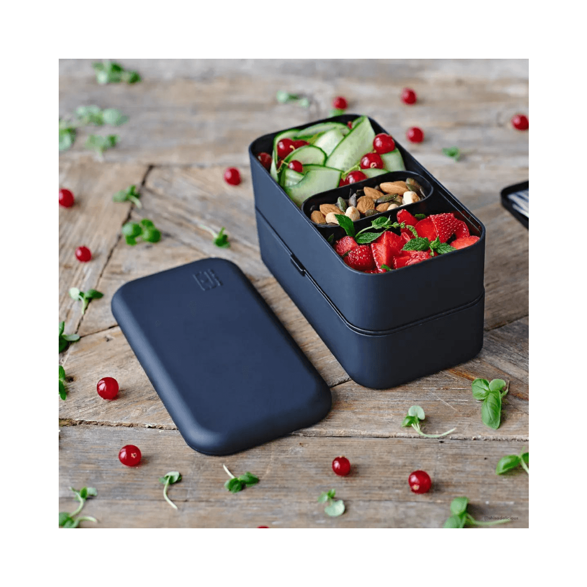 Lunch Box Bento 2 x 500ml - MB ORIGINAL - Noir Onyx