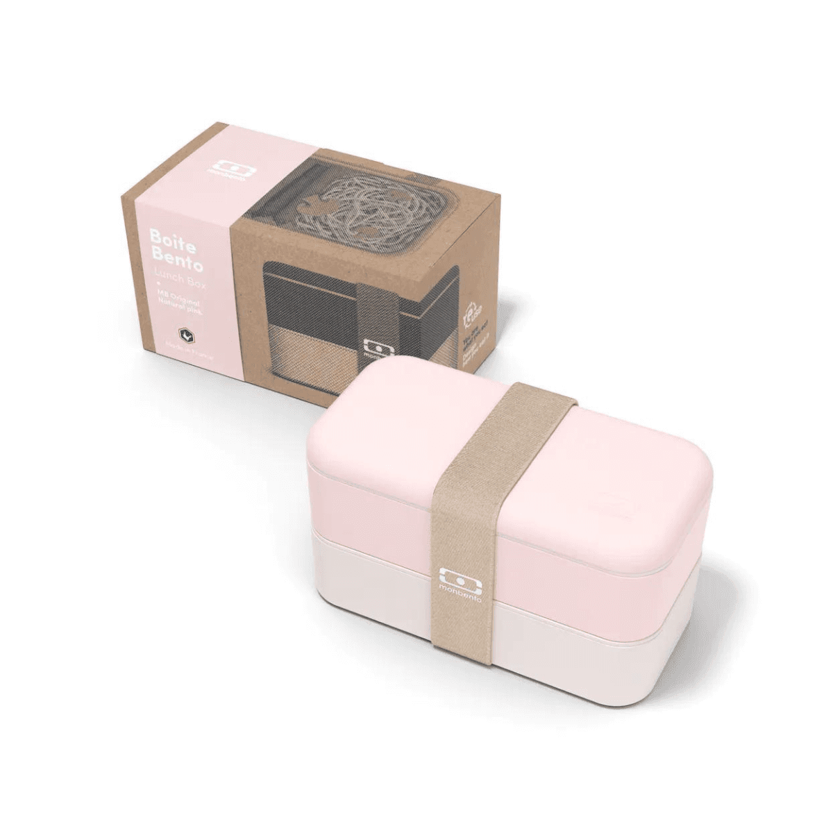 Lunch Box Bento 2 x 500ml - MB ORIGINAL - Rose Moka