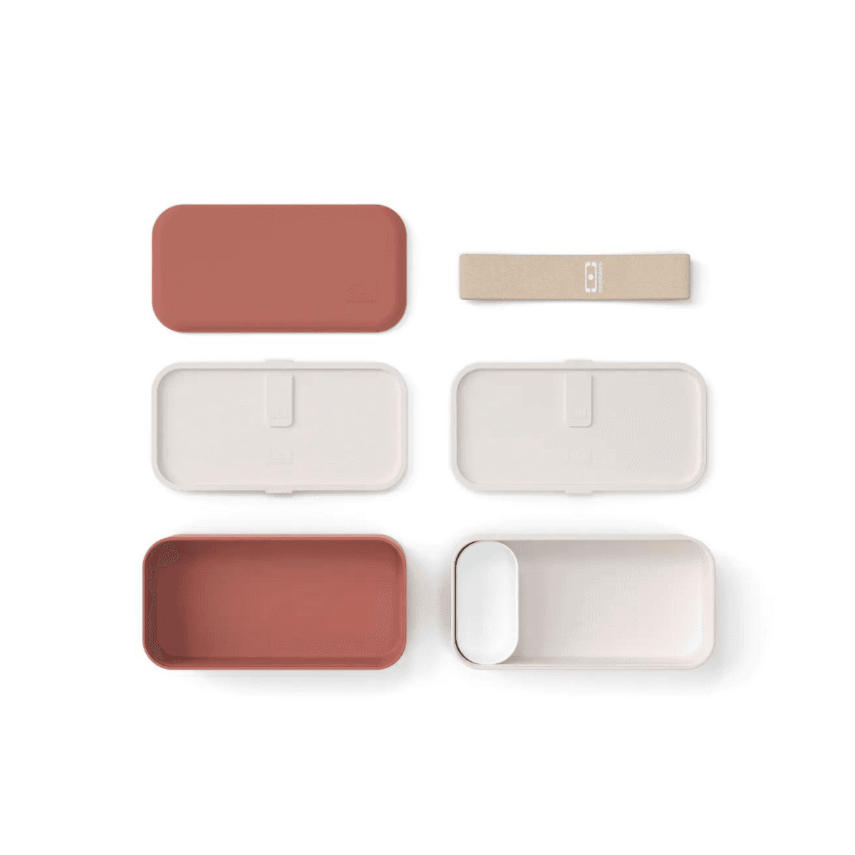 Lunch Box Bento 2 x 500ml - MB ORIGINAL - Terracotta recycled