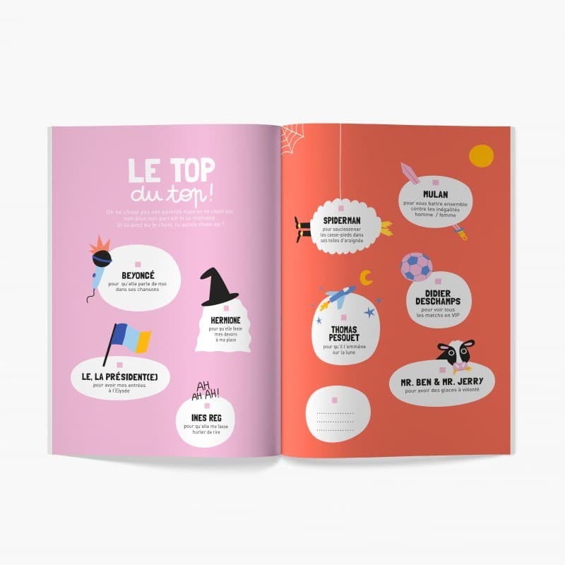 Boek voor twee om in te vullen - Mon parrain, ma marraine à moi
