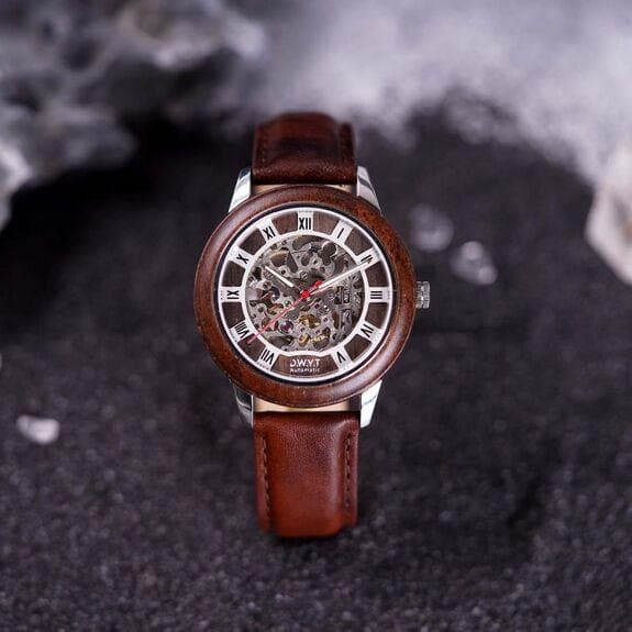 Automatisch herenhorloge CESAR Marron senois