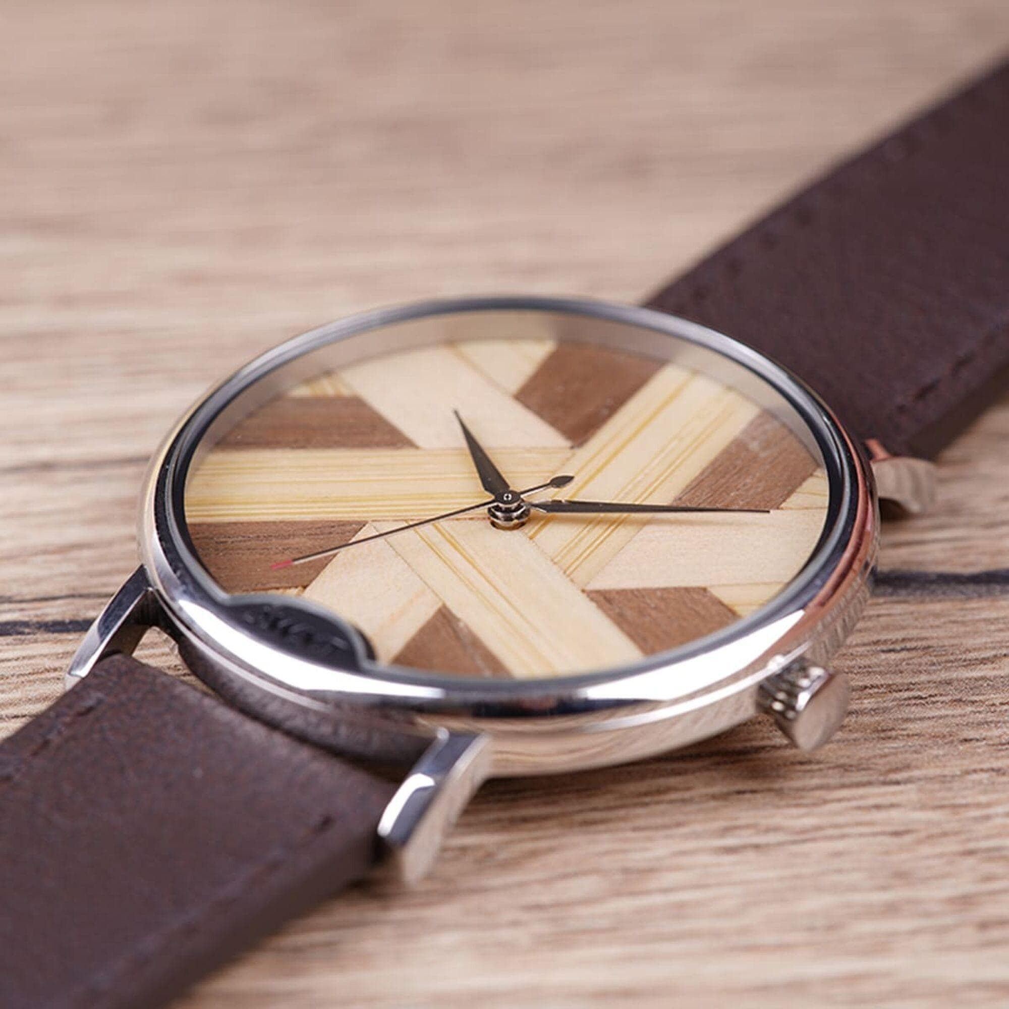 Horloge SYMPHONY 9 pomme Chocolat